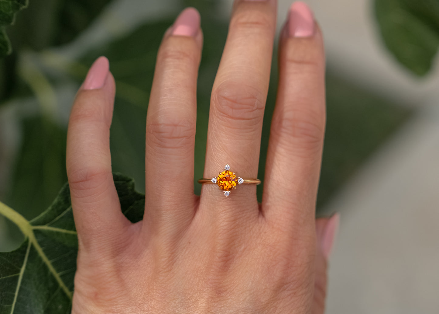 The Guidance Ring | Spessartite Garnet [OOAK]