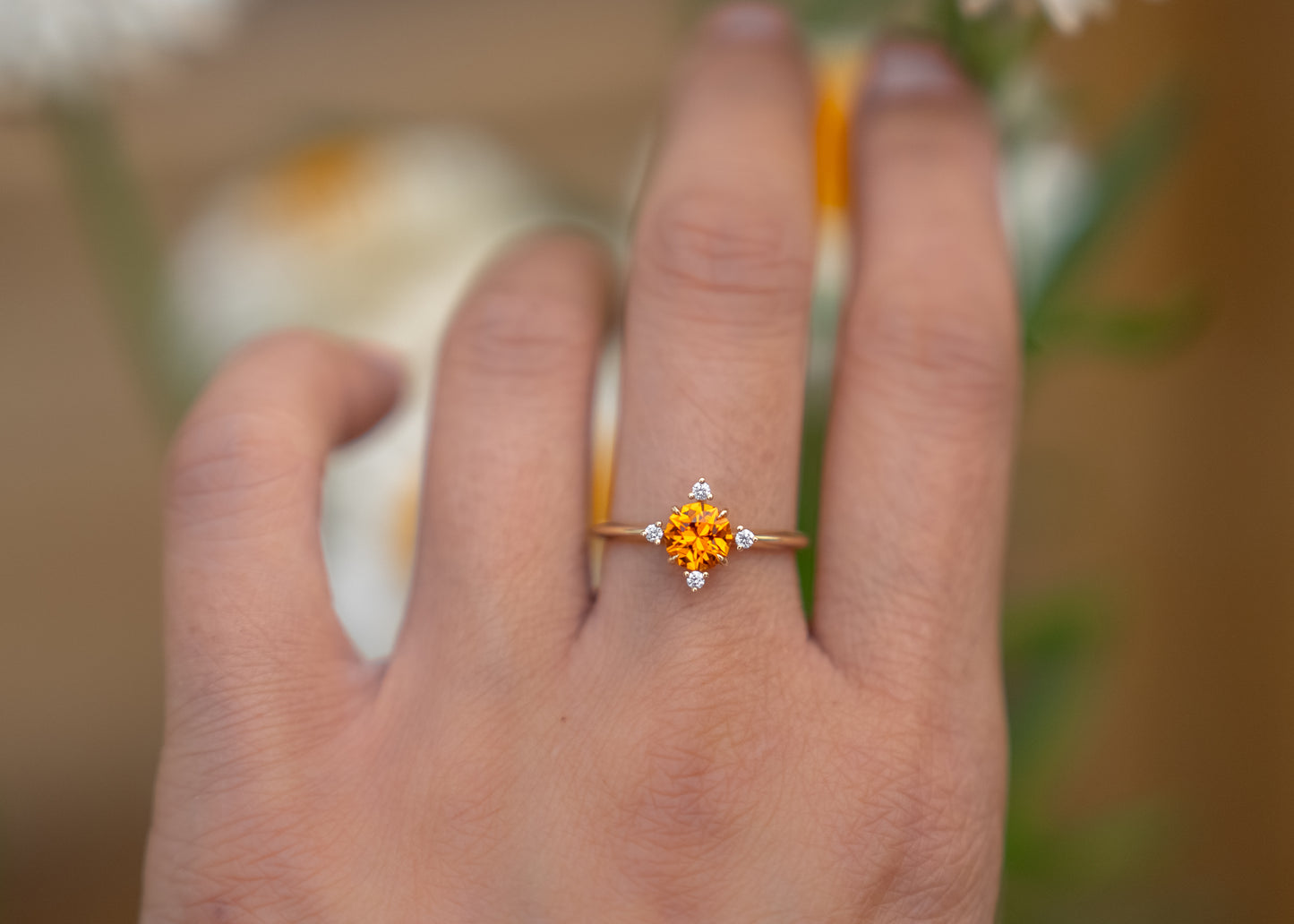 The Guidance Ring | Spessartite Garnet [OOAK]