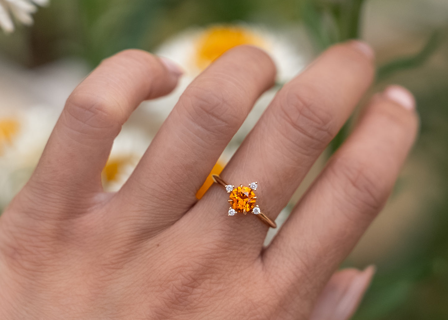 The Guidance Ring | Spessartite Garnet [OOAK]