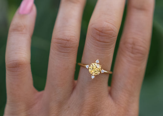 The Guidance Ring | Yellow Sapphire [OOAK]