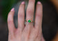 The Calyx Ring | Tsavorite Garnet [OOAK]