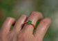 The Calyx Ring | Tsavorite Garnet [OOAK]