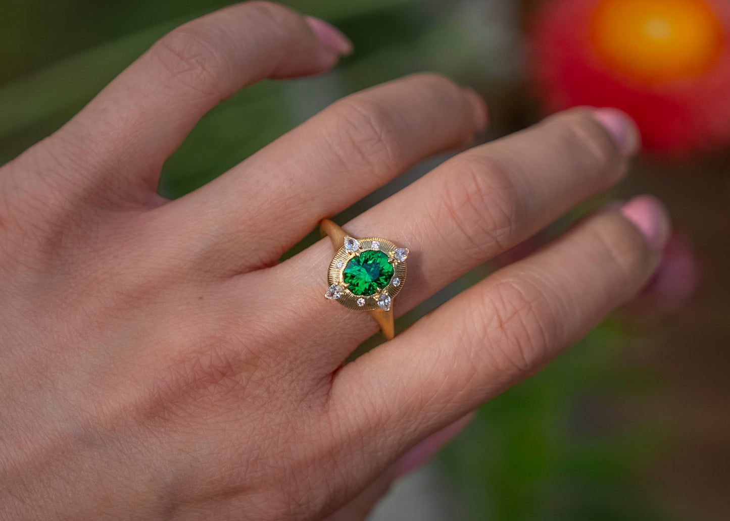The Byzantine Ring | Tsavorite [OOAK]
