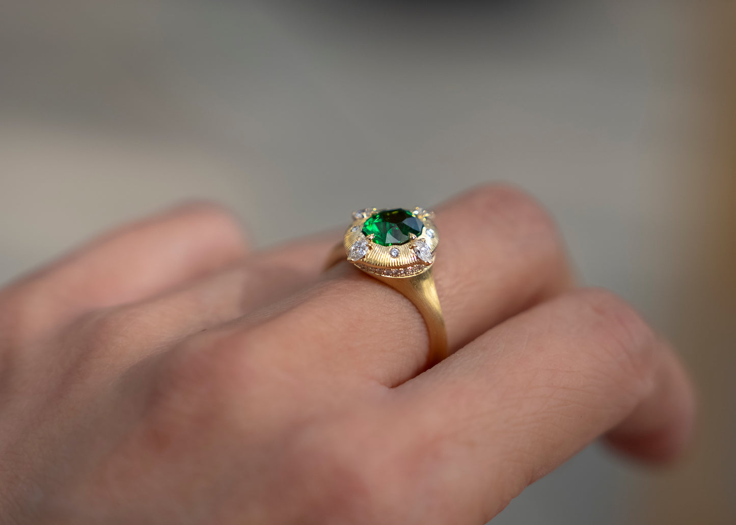 The Byzantine Ring | Tsavorite [OOAK]