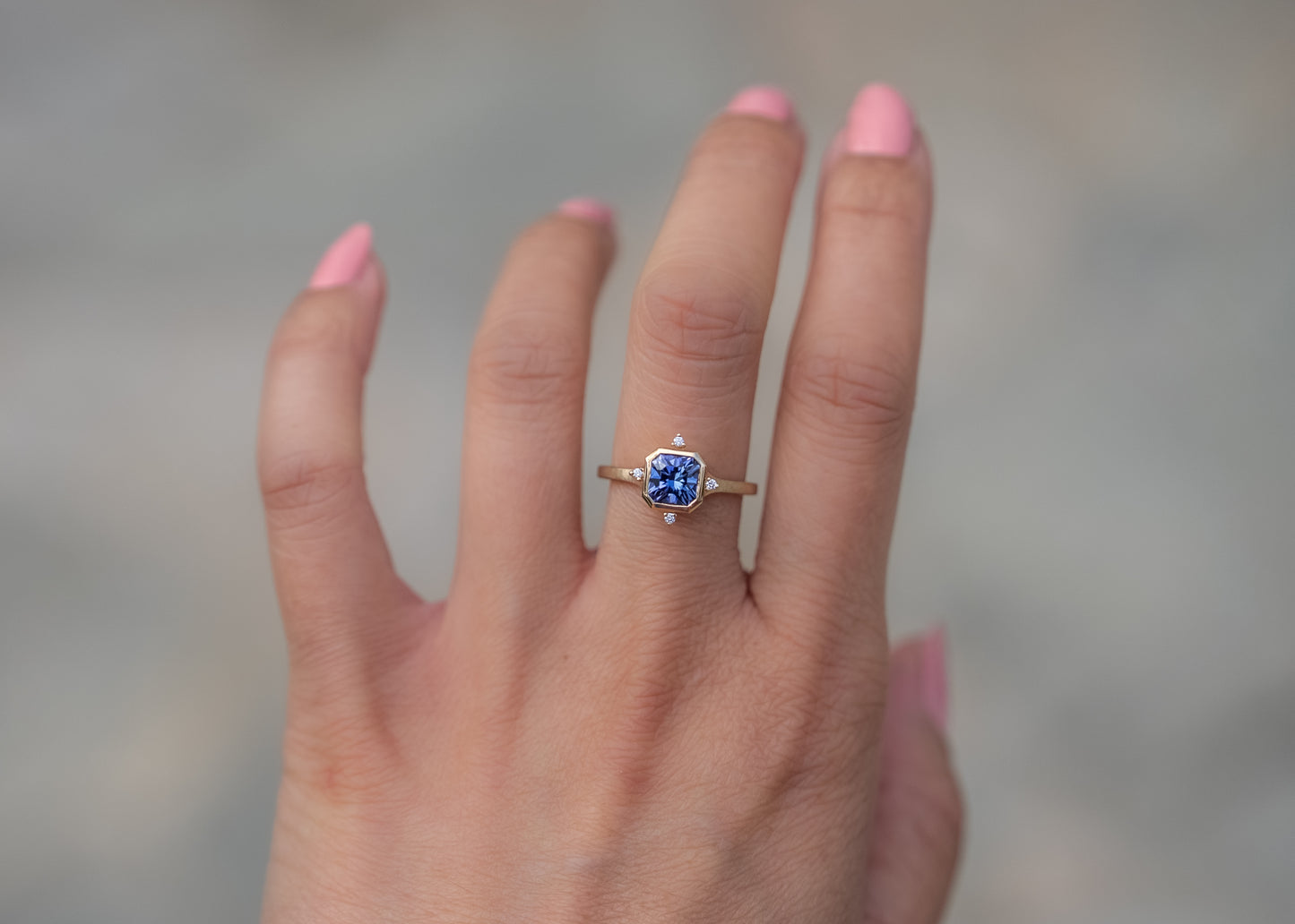 The Guidance Ring | Blue Spinel [OOAK]