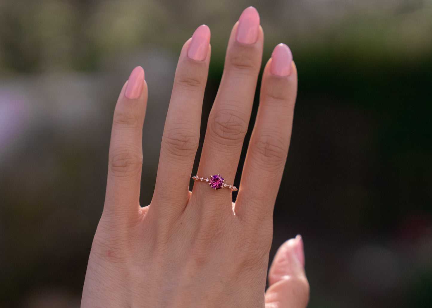 The Isle Ring | Purple Garnet [OOAK]