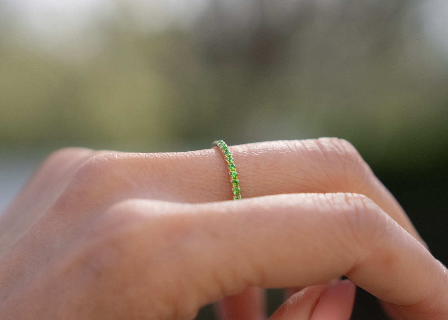 Eternity Band | Tsavorite