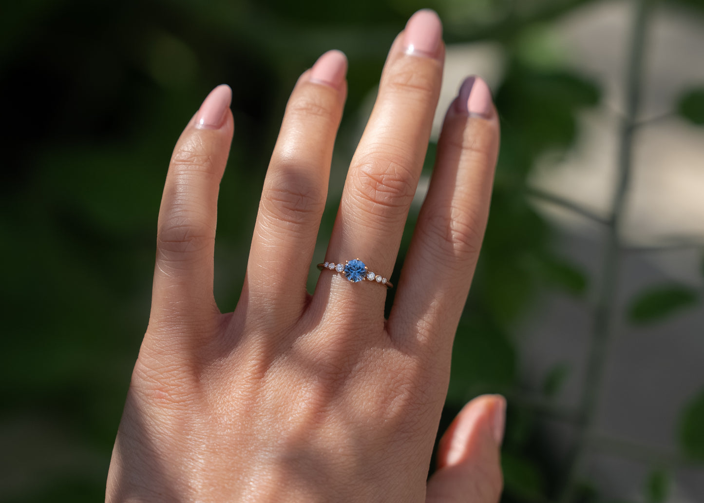 The Flourish Ring | Blue Sapphire [OOAK]