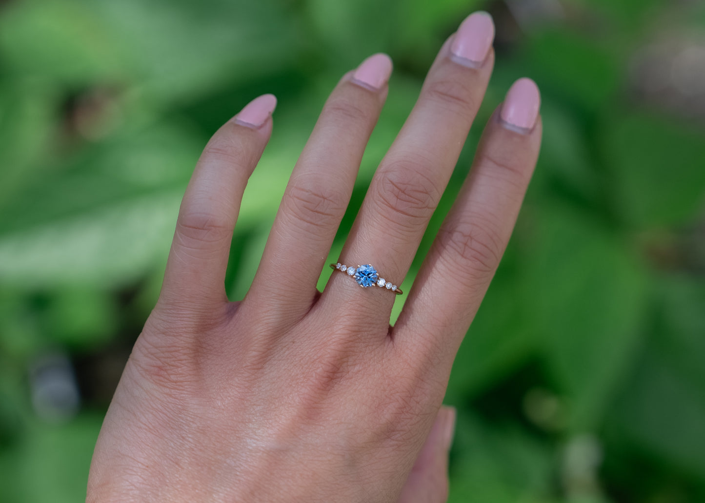 The Flourish Ring | Blue Sapphire [OOAK]