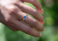 The Flourish Ring | Blue Sapphire [OOAK]