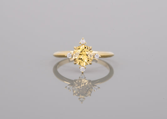The Guidance Ring | Yellow Sapphire [OOAK]