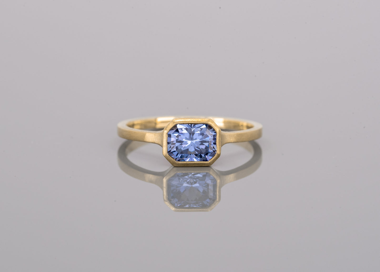 Bezel Ring | Blue Sapphire [OOAK]