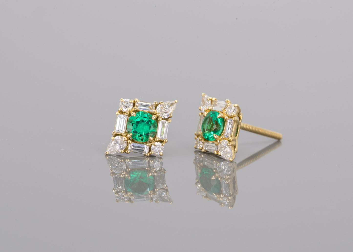 The Monarch Earrings | Emerald