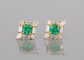 The Monarch Earrings | Emerald