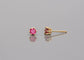 Twinkle Studs | Pink Sapphire