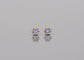 Twinkle Studs | Lavender Gray Spinel