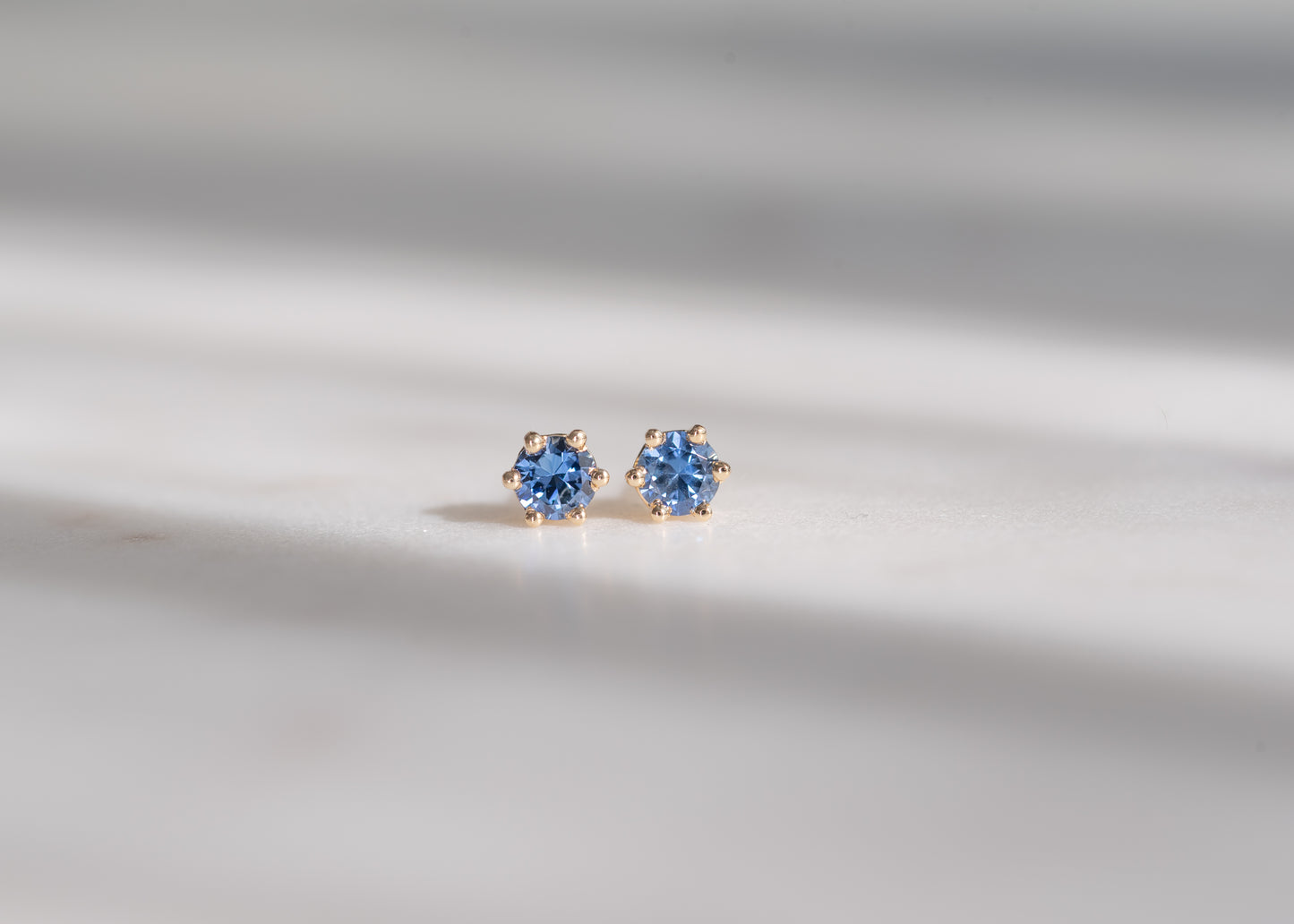 Twinkle Studs | Blue Sapphire
