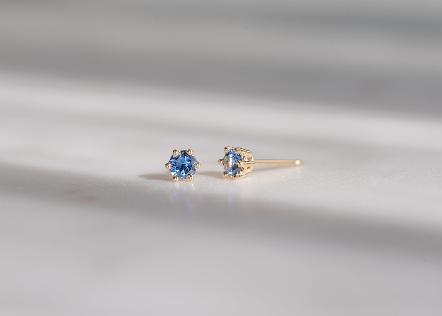 Twinkle Studs | Blue Sapphire
