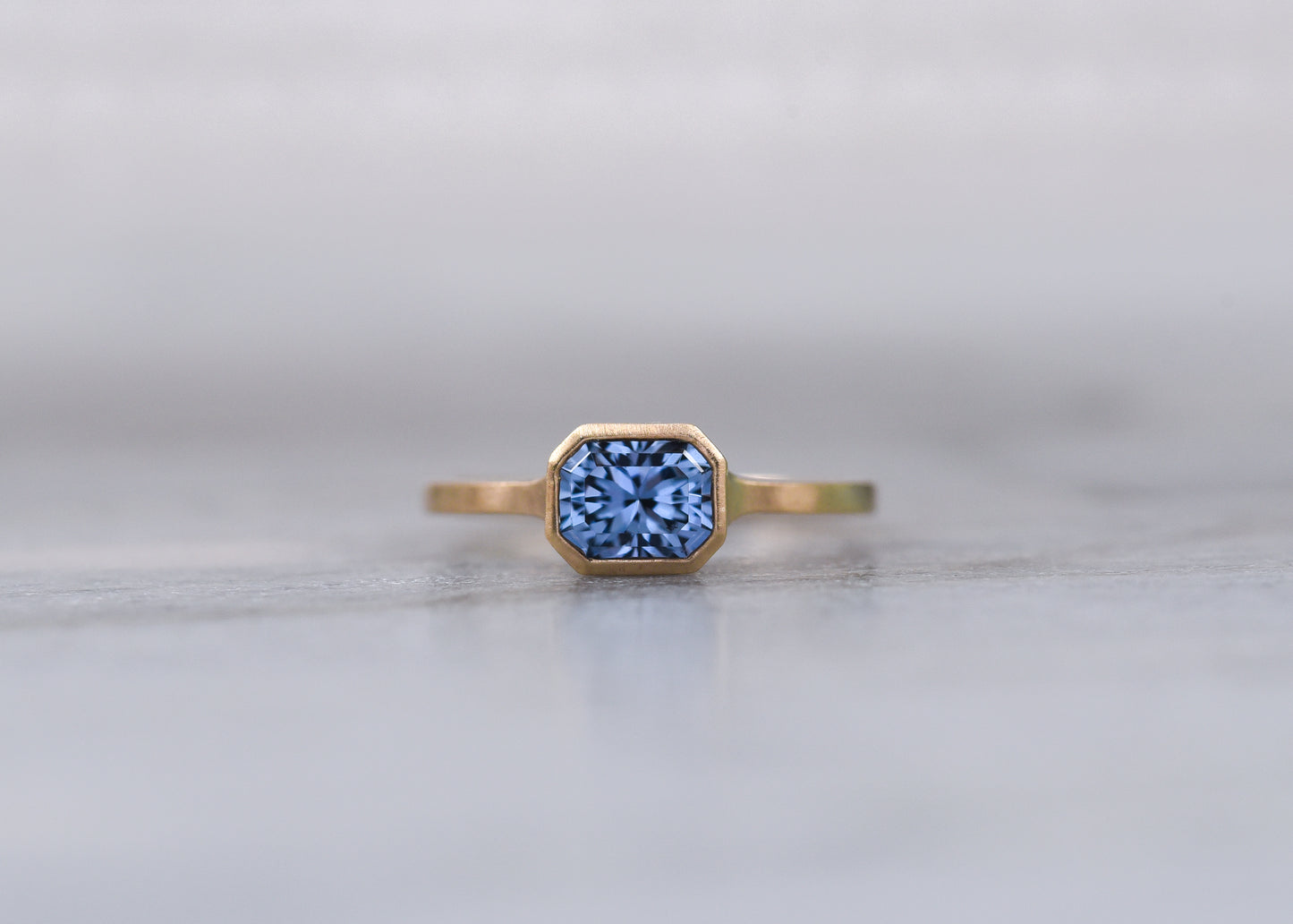 Bezel Ring | Blue Sapphire [OOAK]