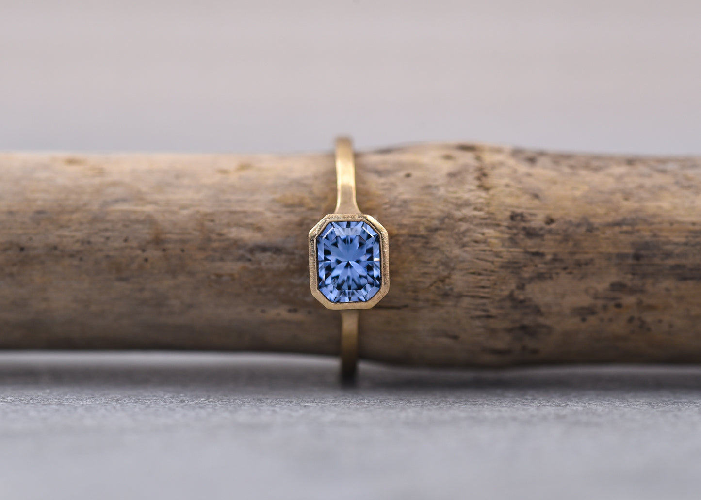 Bezel Ring | Blue Sapphire [OOAK]