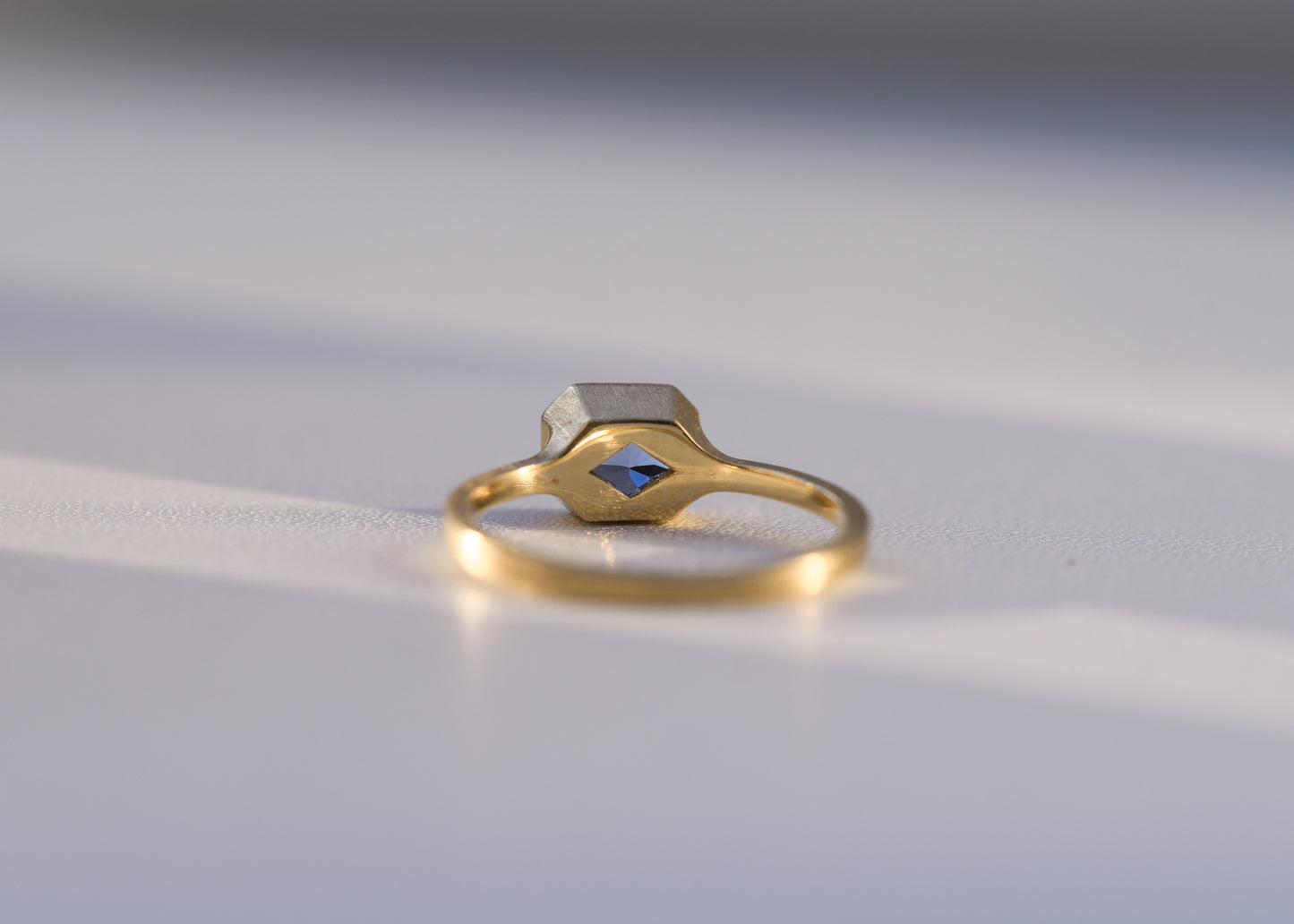 Bezel Ring | Blue Sapphire [OOAK]