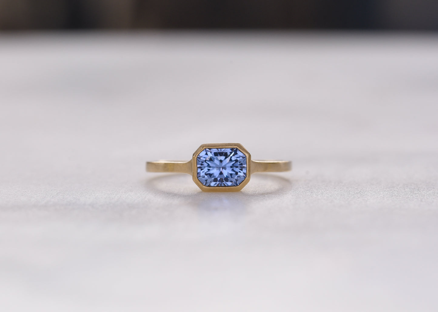 Bezel Ring | Blue Sapphire [OOAK]