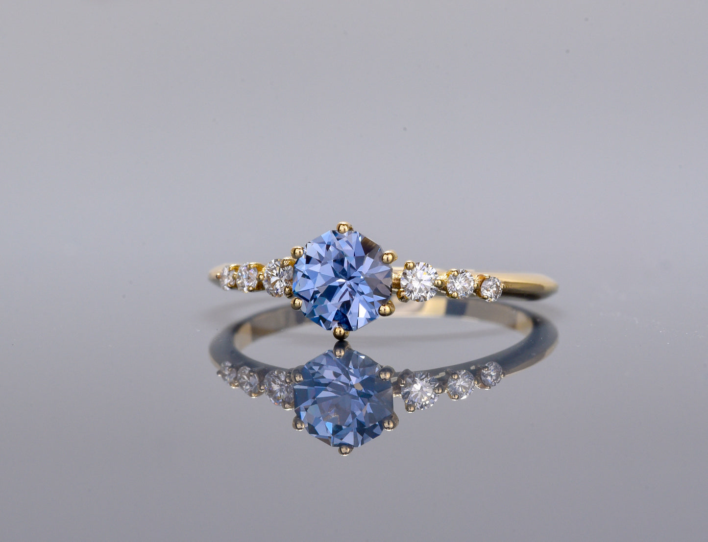 The Flourish Ring | Blue Sapphire [OOAK]