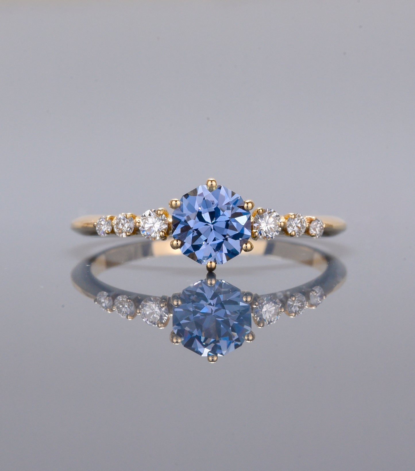 The Flourish Ring | Blue Sapphire [OOAK]