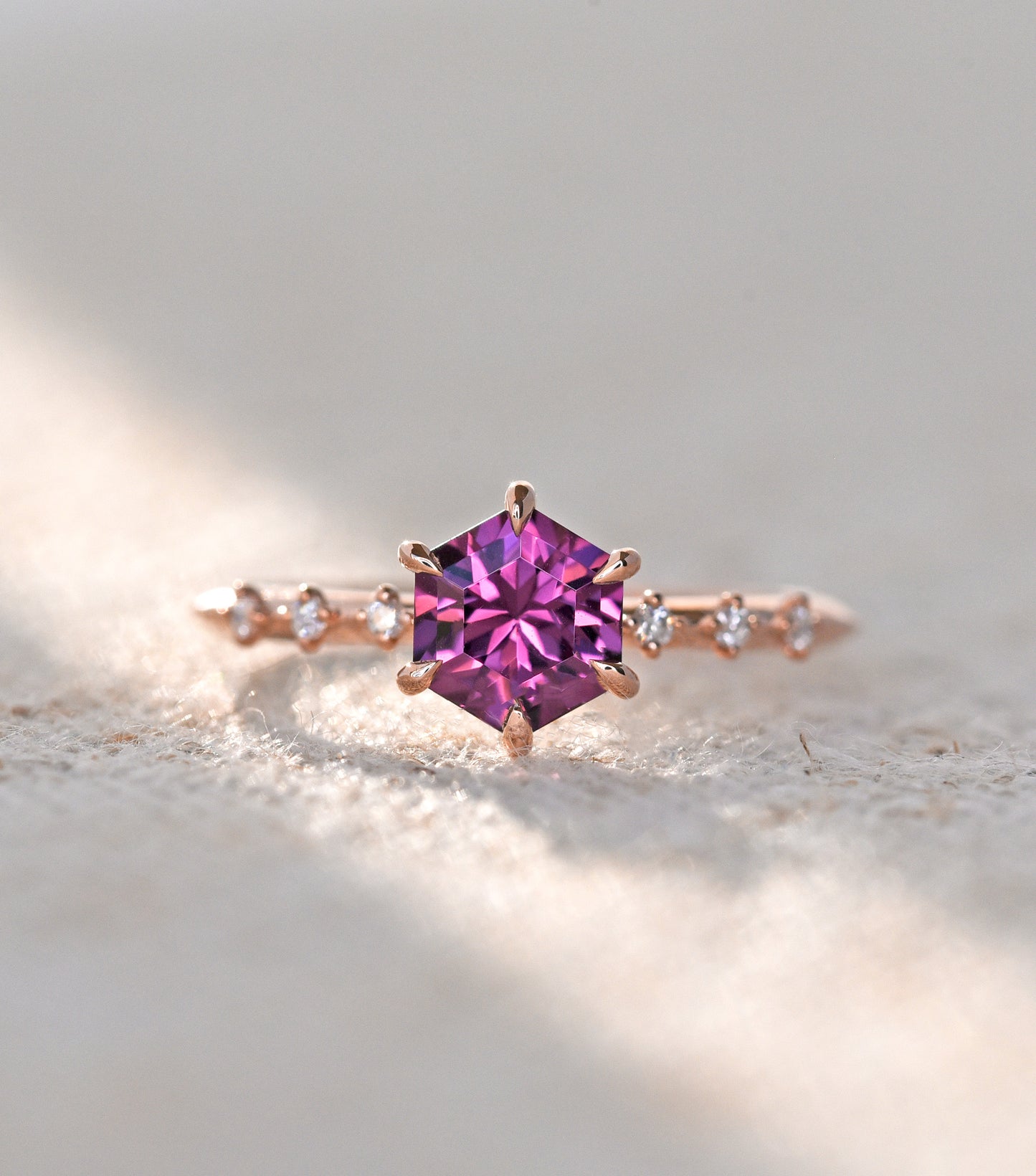 The Isle Ring | Purple Garnet [OOAK]