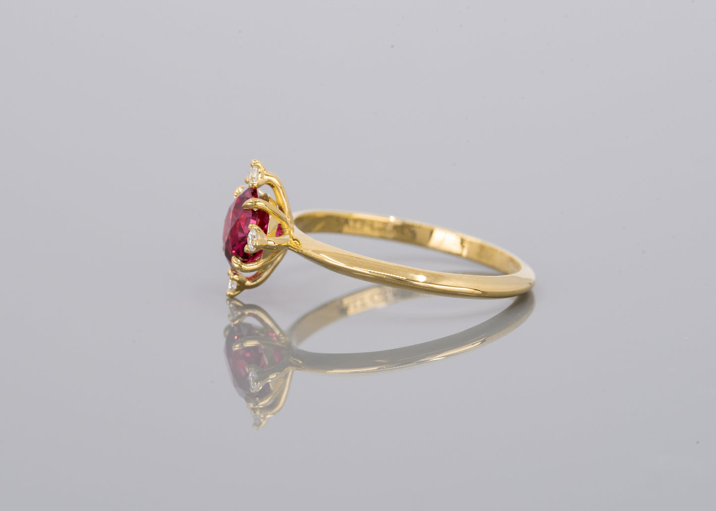 The Guidance Ring | Red/Pink Spinel [OOAK]