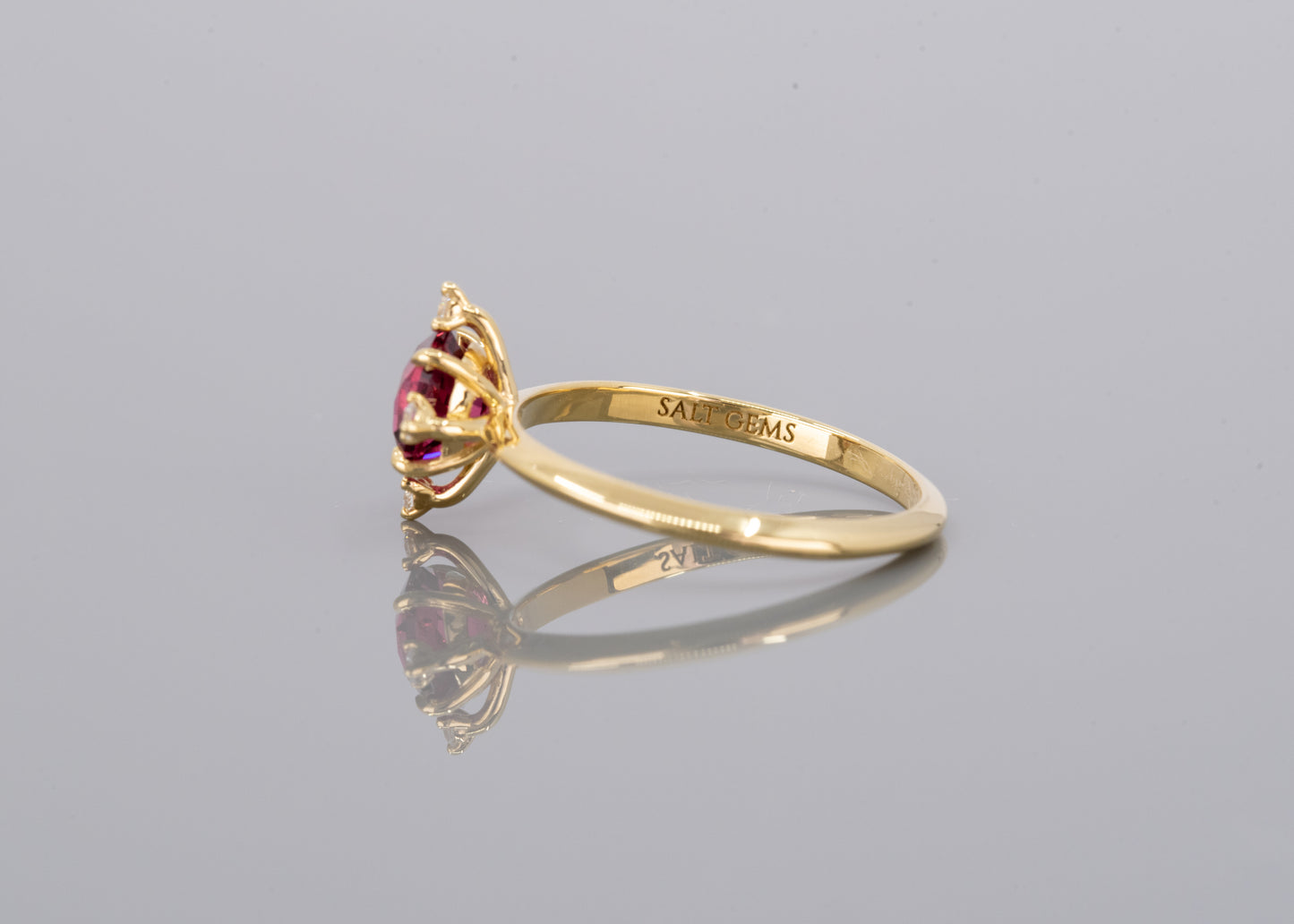 The Guidance Ring | Red/Pink Spinel [OOAK]